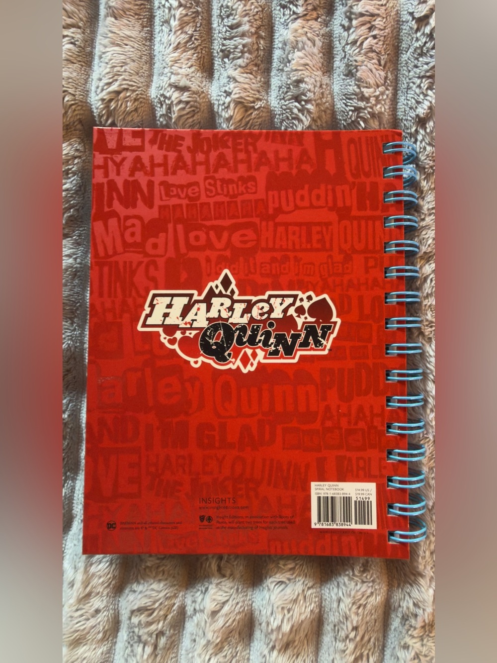 Harley Quinn 'Puddin' Spiral Notebook - Picture 2 of 14